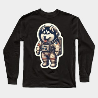 Husky Astronaut Long Sleeve T-Shirt